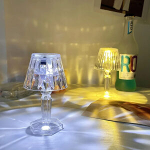 Table Lamp Crystal Diamond Romantic